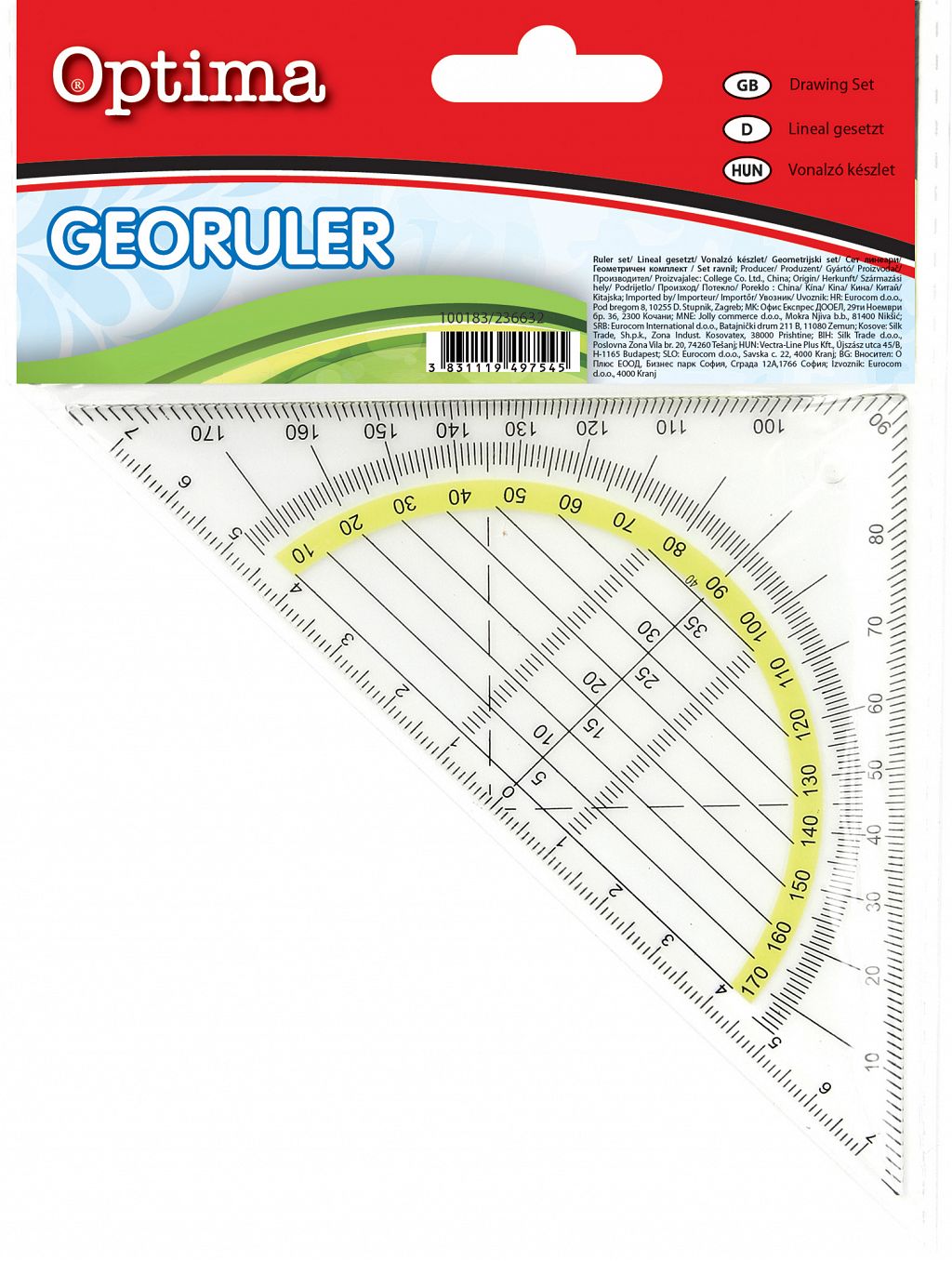 Geotrikotnik Optima 16cm