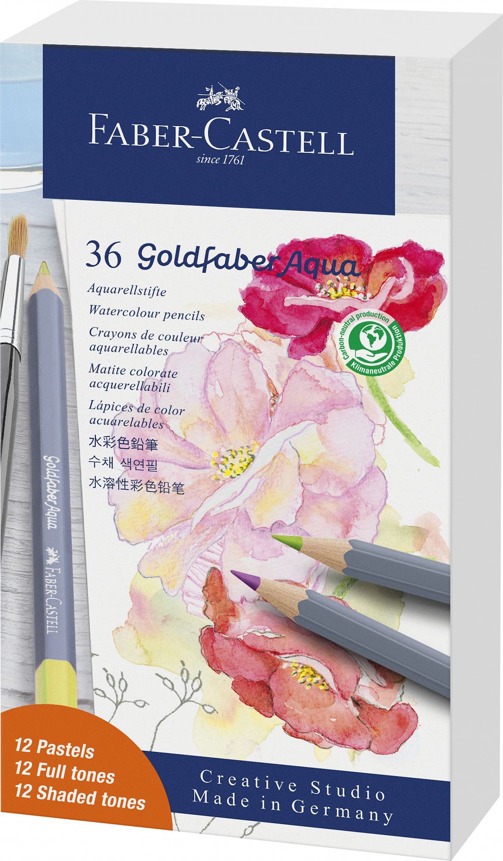 Barvice akvarelne FC Goldfaber Aqua Pastel 36/1