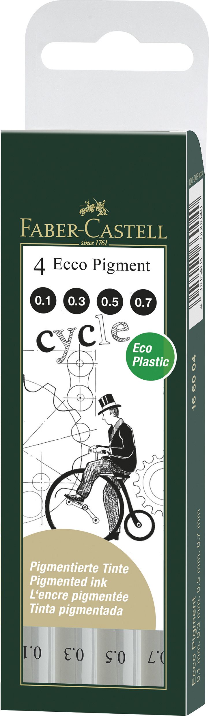 Set FC Ecco Pigment Fineliner 4/1 (0.1, 0.3, 0.5, 0.7)