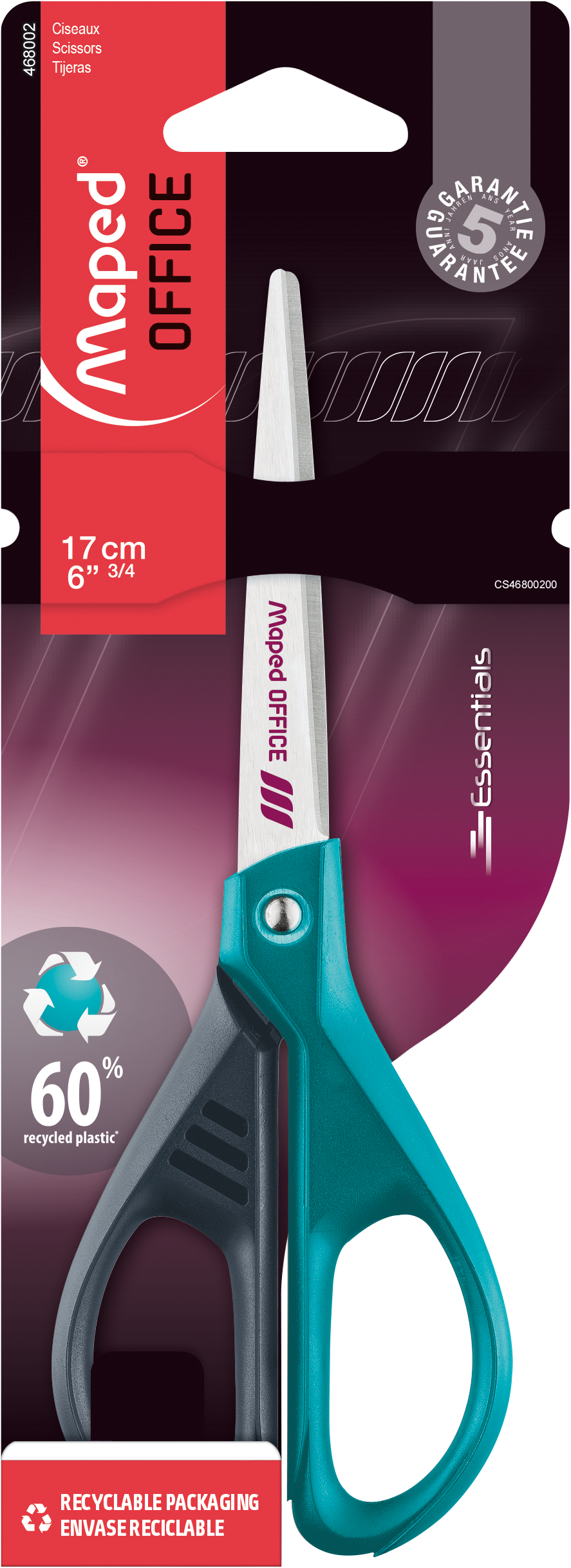 Škarje Maped Essentials Deco 17cm