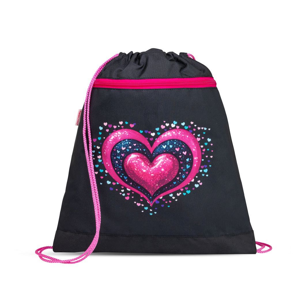Vrečka za copate Belmil Dark Pink Heart