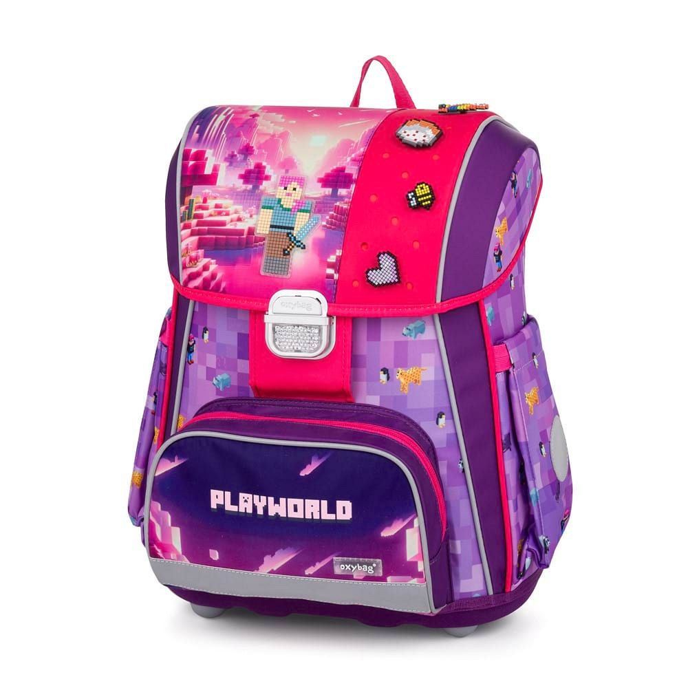 Šolska torba ABC Oxybag Premium Playworld Girl