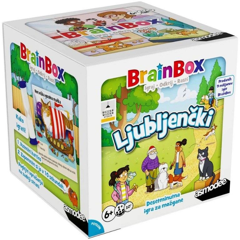 Miselna igra Brainbox Ljubljenčki