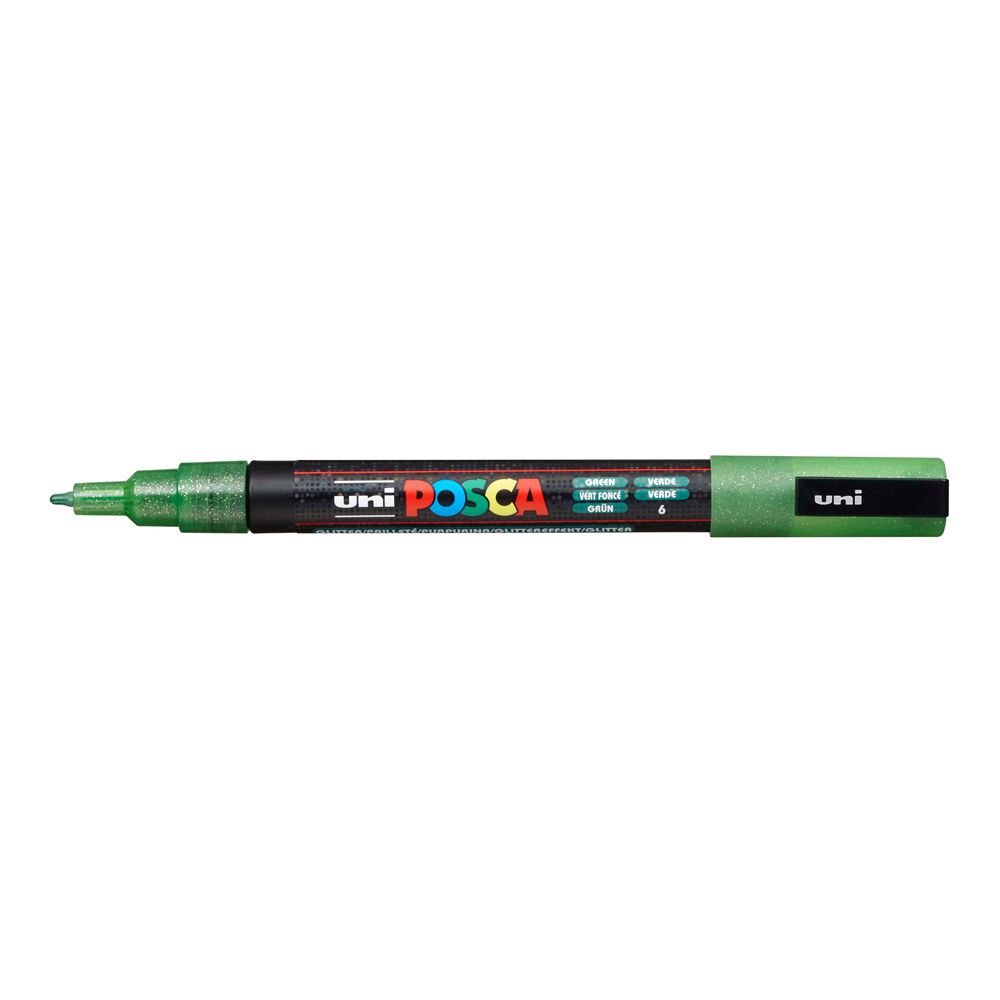 Marker Posca PC-3M Glitter zelen