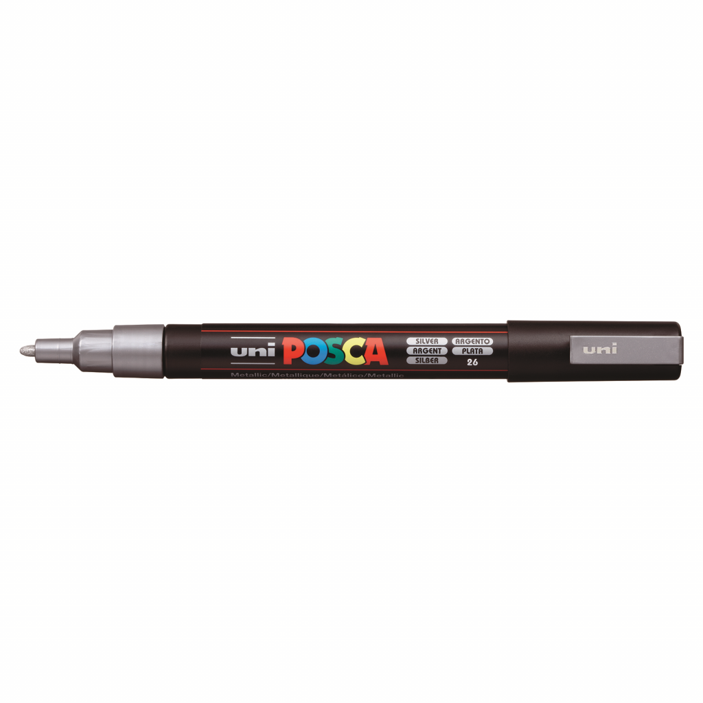 Marker Posca PC-3M Srebrn