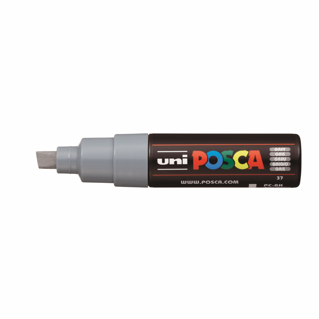 Marker Posca PC-8K Siv