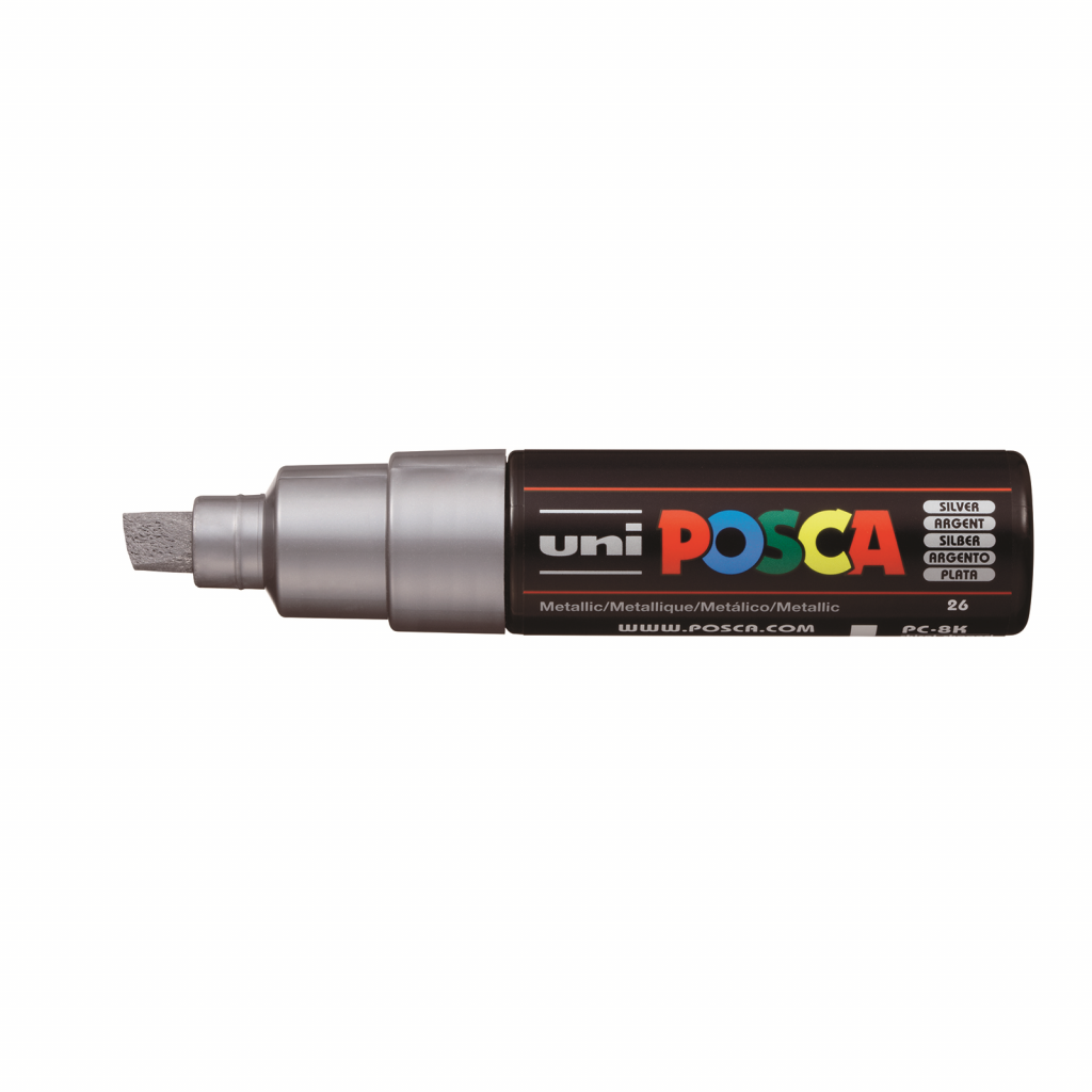 Marker Posca PC-8K Srebrn