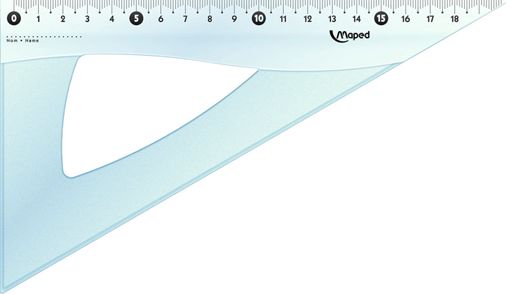 Ravnilo trikotnik Maped Essential 21 cm 60°