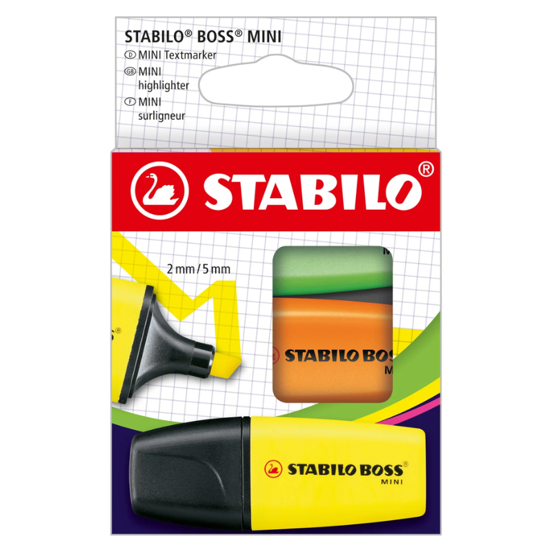 Označevalec teksta Stabilo Boss Mini 3/1