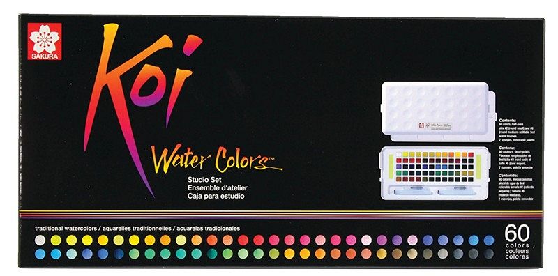 Akvarelni set Sakura Koi Sketch Box 60/1