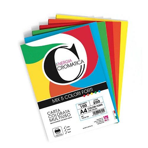 Barvni papir CWR A4 200g 100/1 Intenziv