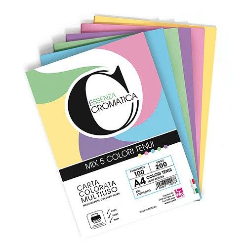 Barvni papir CWR A4 200g 100/1 Pastel