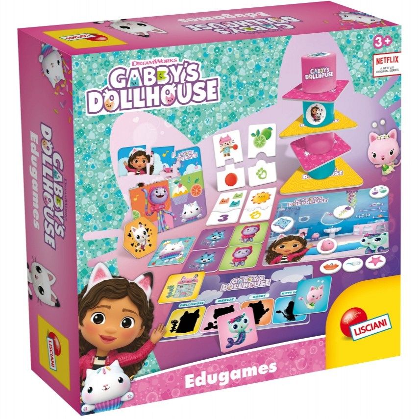 Komplet didaktičnih iger Gabby's Dollhouse 10/1