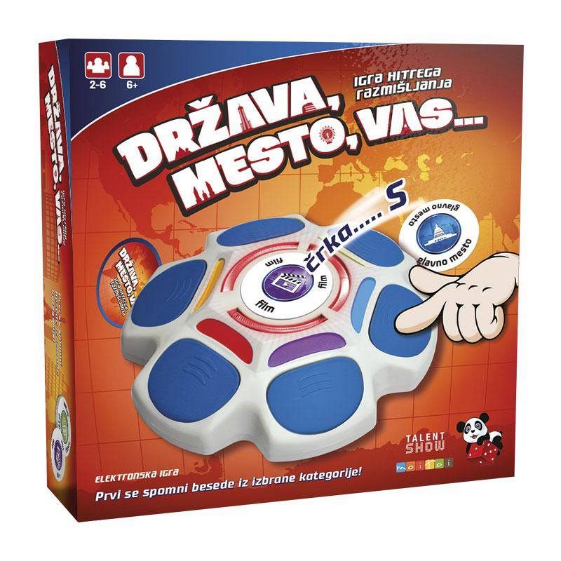 Družabna igra Država, mesto, vas