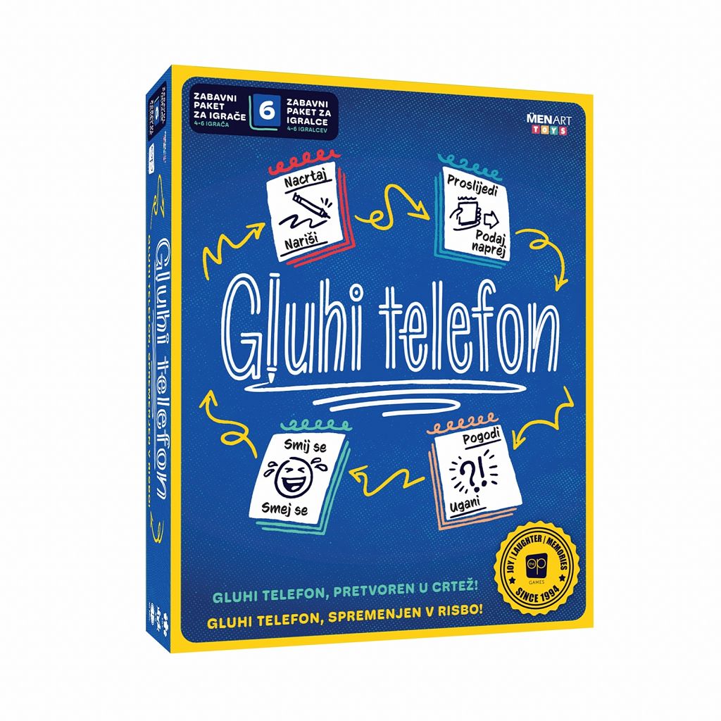 Družabna igra Gluhi telefon