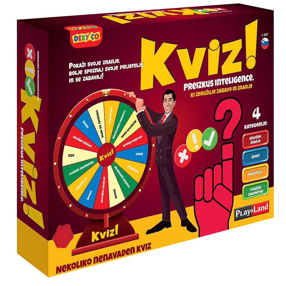 Družabna igra Kviz!