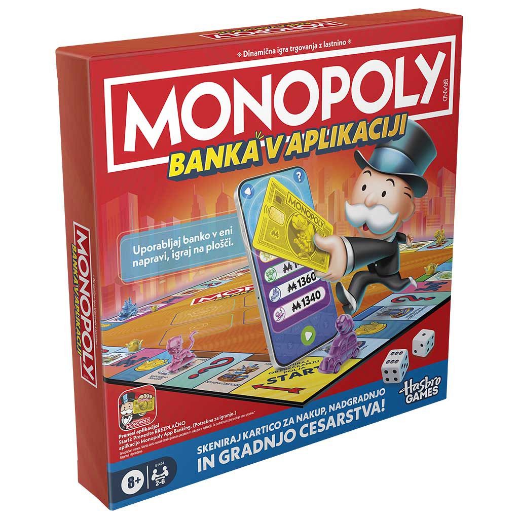 Družabna igra Monopoly Banka v aplikaciji