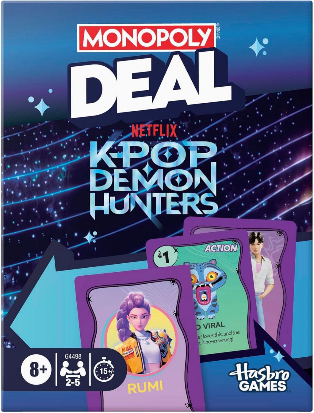Družabna igra Monopoly Deal: Kpop Demon Hunters