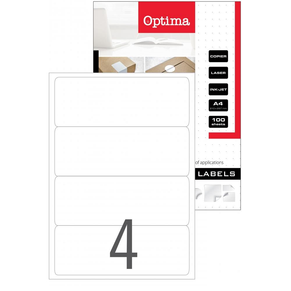 Etikete Laser Optima 192 x 70 mm 100/1
