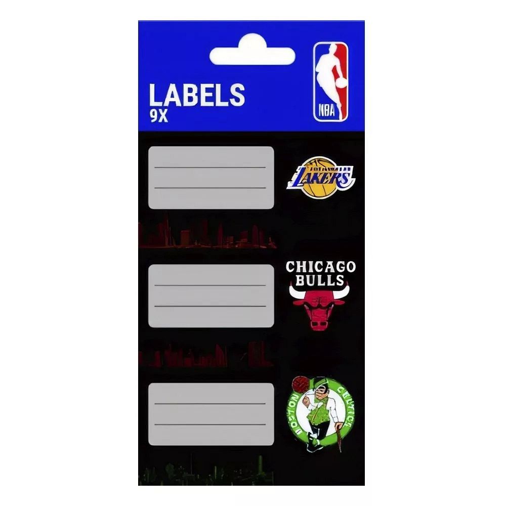 Etikete za zvezke Street NBA 9/1