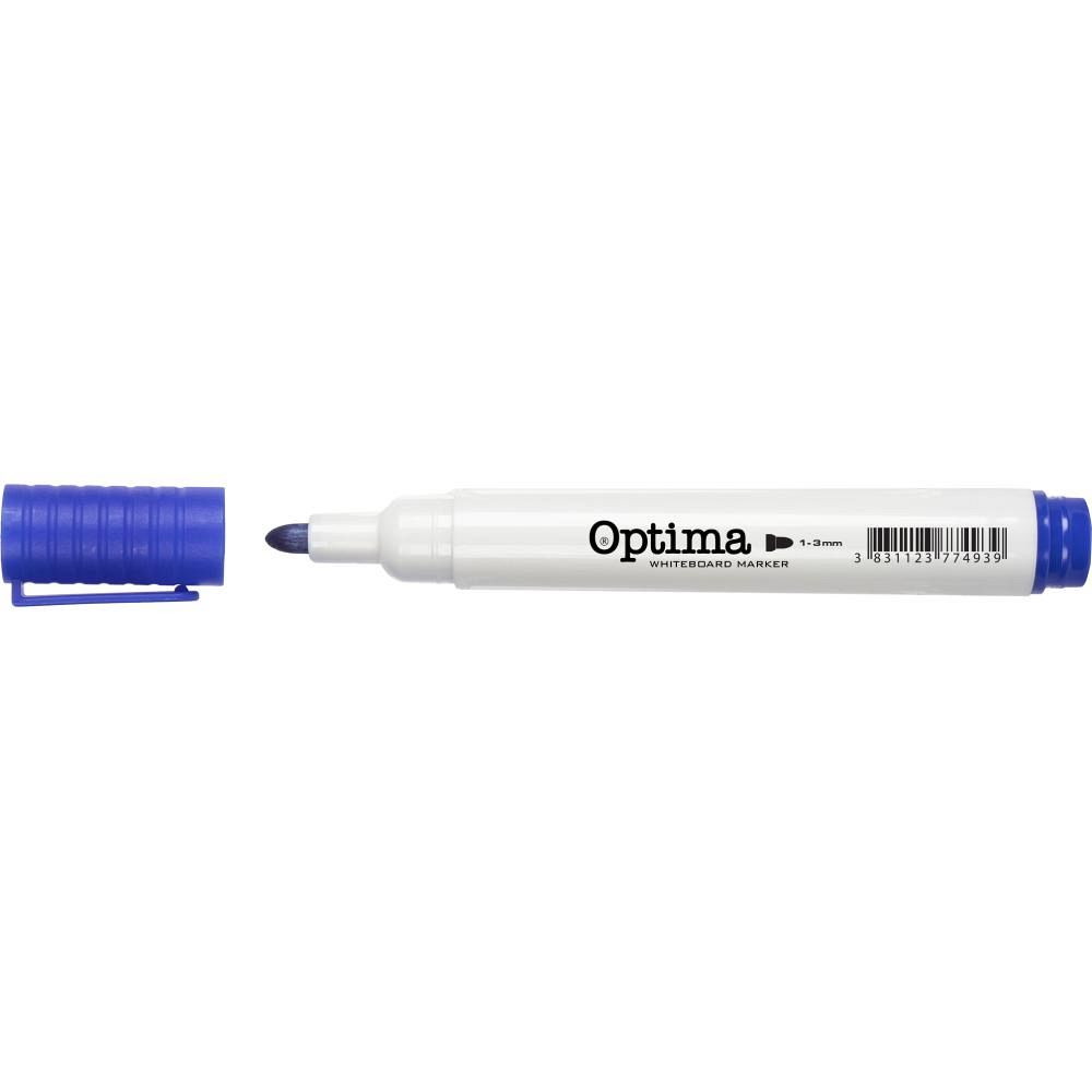 Flomaster za belo tablo Optima moder
