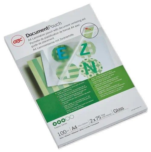 Folija za plastificiranje A4 GBC Gloss 75 mic 100/1