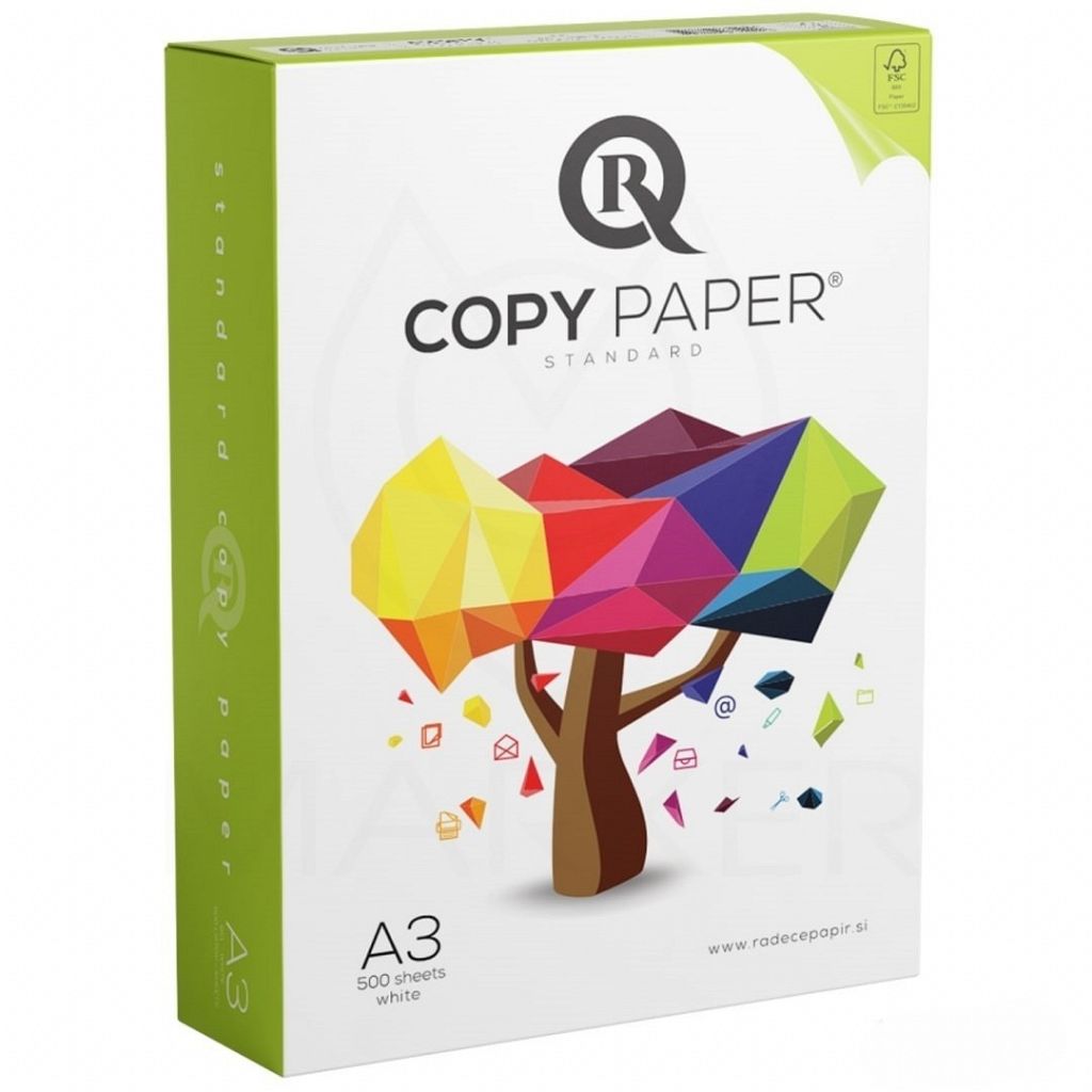 Fotokopirni papir A3 80g R-Copy Standard