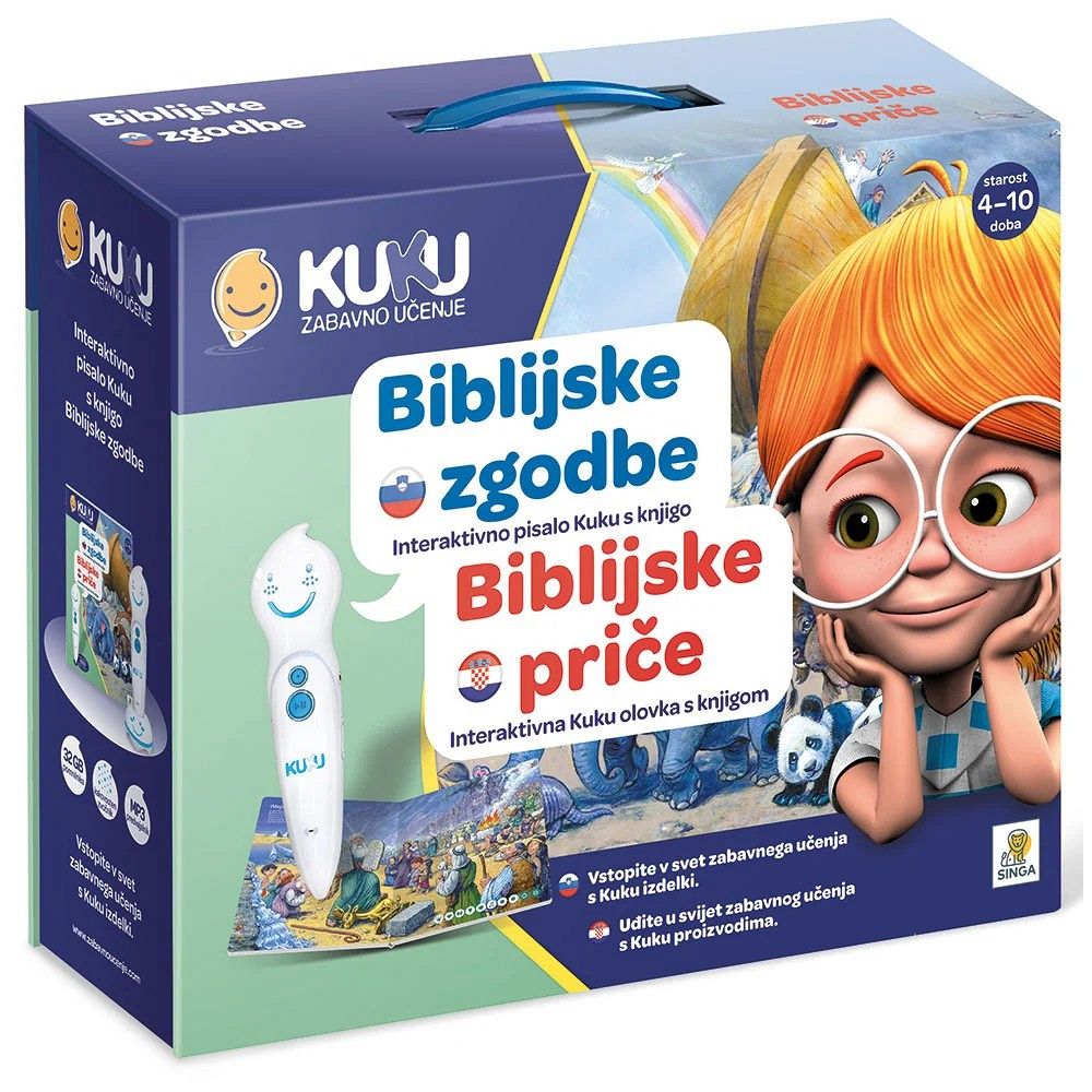 Interaktivna knjiga KUKU s pisalom – Biblijske zgodbe