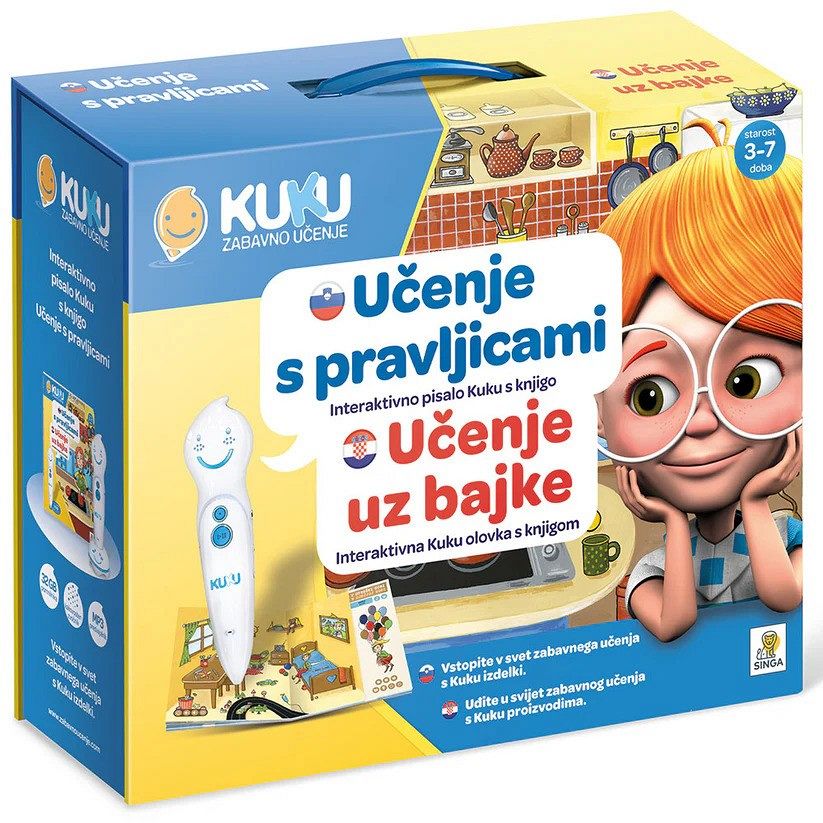Interaktivna knjiga KUKU s pisalom – Učenje s pravljico