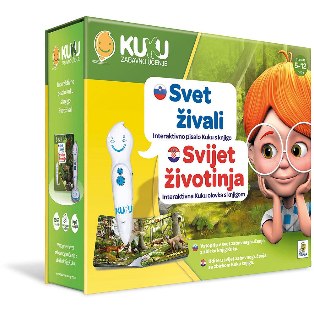 Interaktivni komplet Kuku - Svet živali