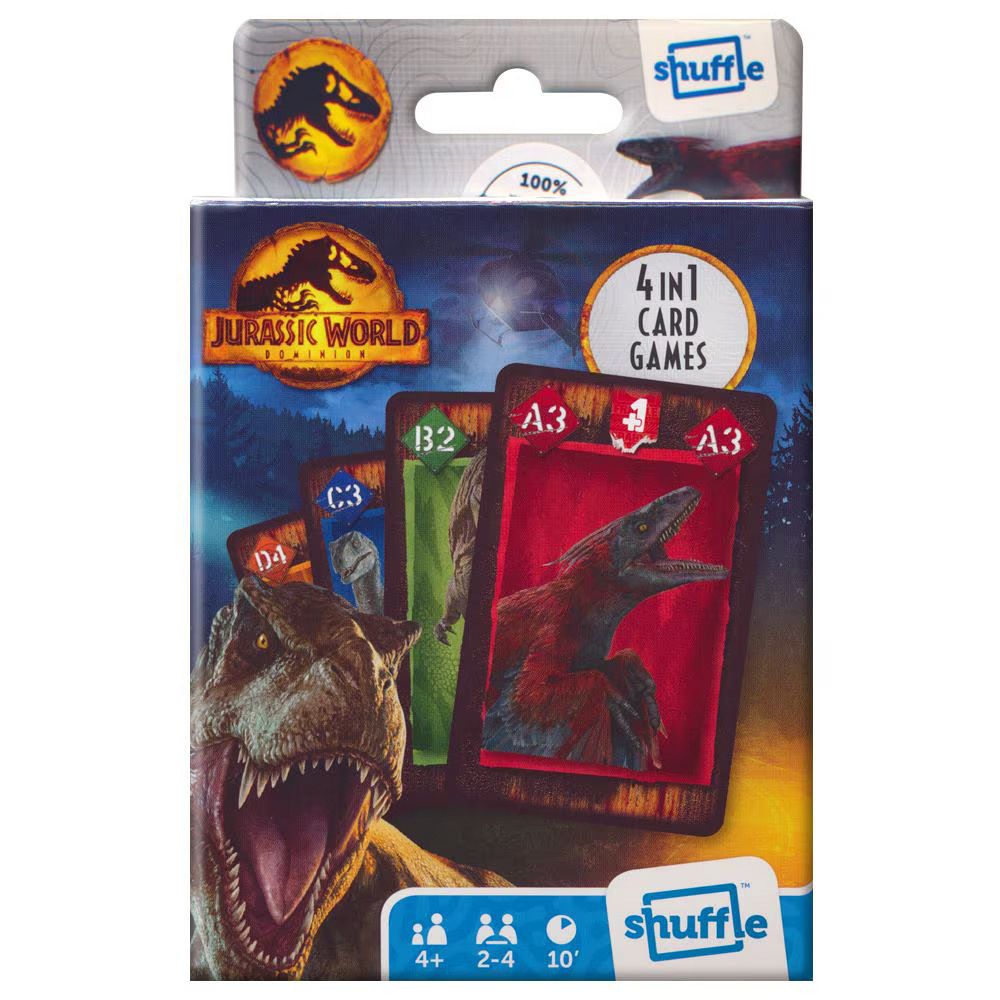 Družabna igra s kartami Jurassic World Dominion 4v1