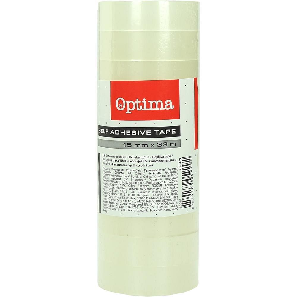 Lepilni trak Optima 15mm x 33m 10/1