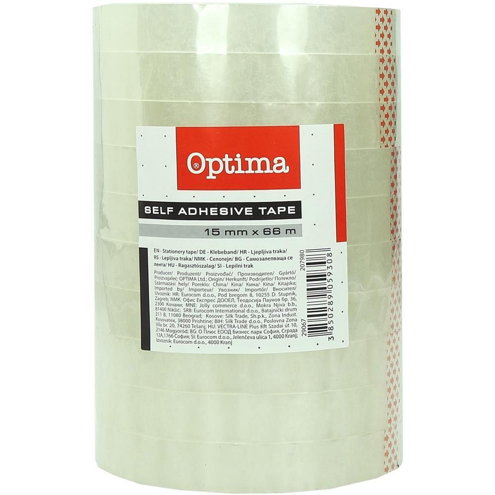 Lepilni trak Optima 15mm x 60m 10/1