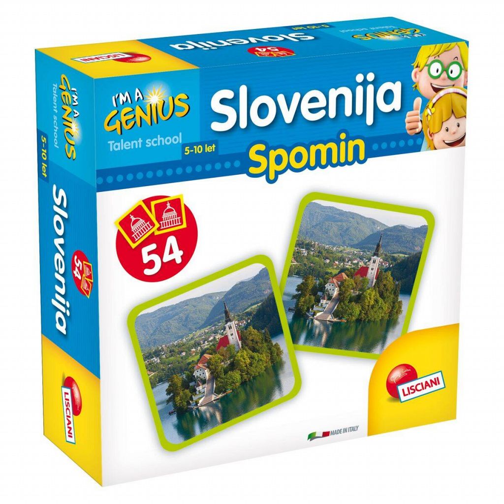 Družabna igra Spomin Slovenija