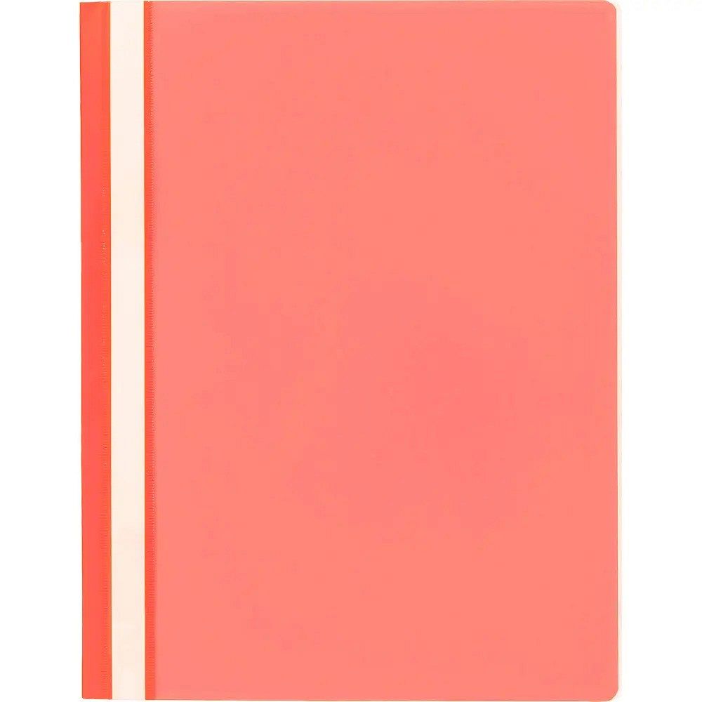 Mapa PP s kovinsko sponko A4 Optima Rdeča