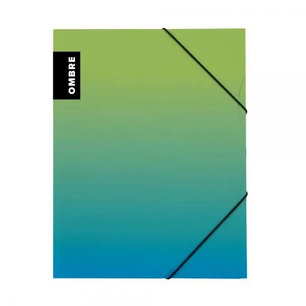 Mapa z elastiko A4 Oxybag Ombre Zelena