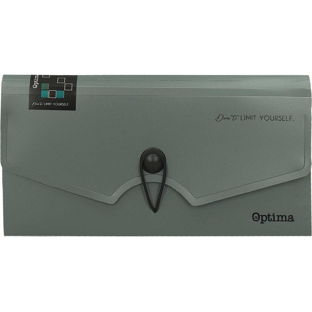 Mapa za račune B6 6P Optima Office Siva