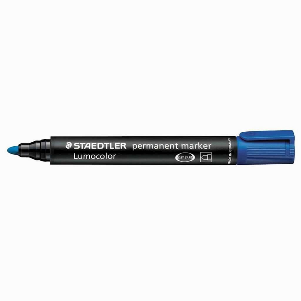 Flomaster Staedtler Lumocolor SB z okroglo konico moder