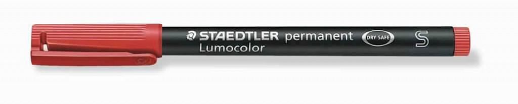 Flomaster Staedtler Lumocolor S rdeč