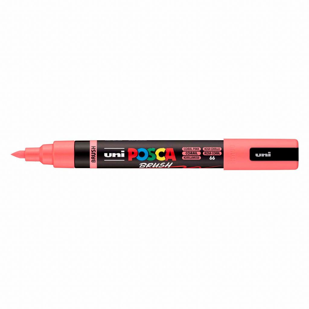 Marker Posca Brush PC-5BR Koralno Roza