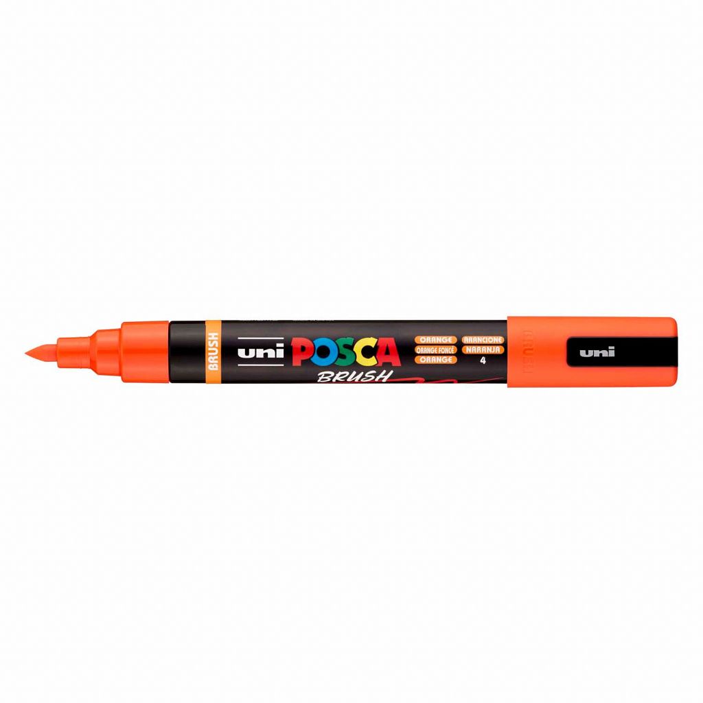 Marker Posca Brush PC-5BR Oranžen