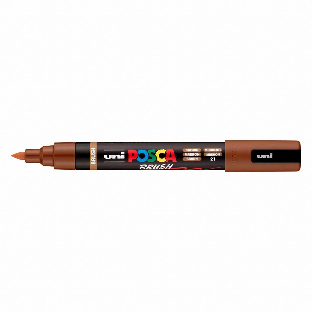 Marker Posca Brush PC-5BR Rjav