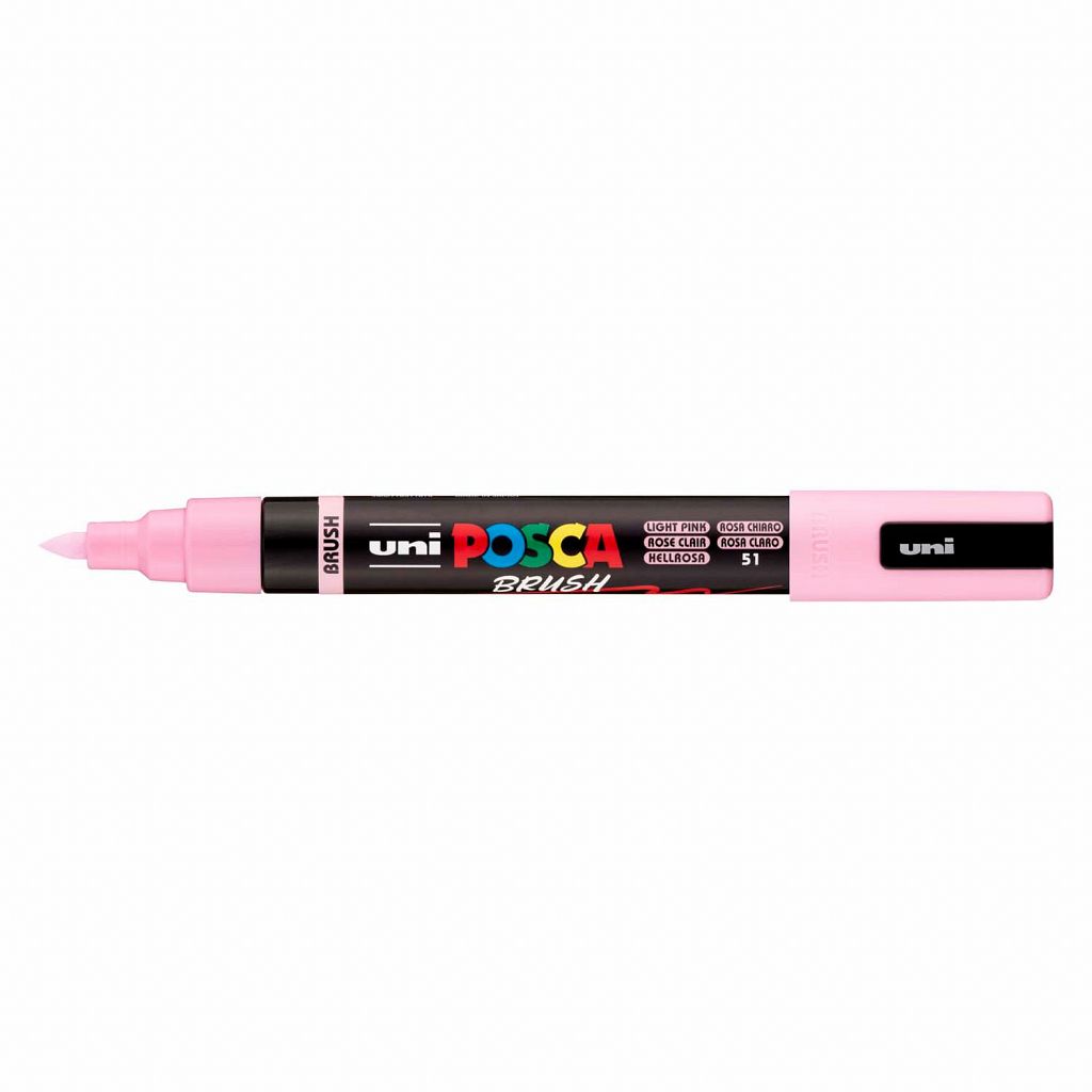 Marker Posca Brush PC-5BR Svetlo Roza