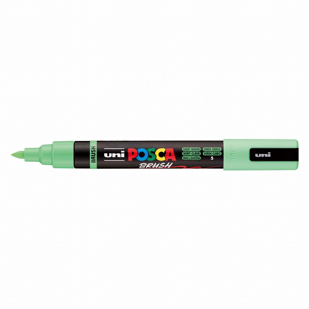 Marker Posca Brush PC-5BR Svetlo Zelen