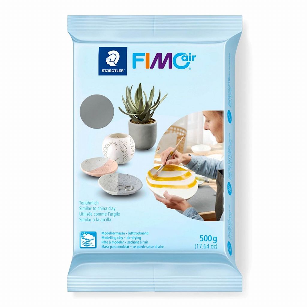 Modelirna masa Fimoair Basic siva 500 g
