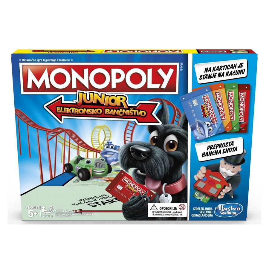 Družabna igra Monopoly Junior Elektronsko Bančništvo