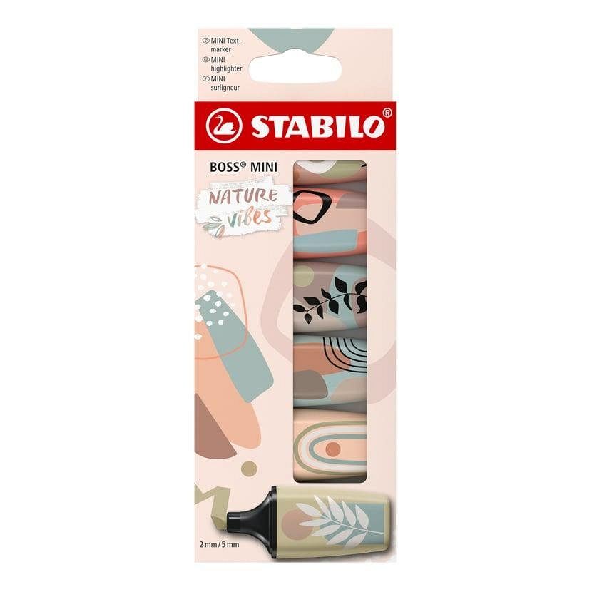 Označevalec teksta Stabilo Boss Mini Nature Vibes set 6/1