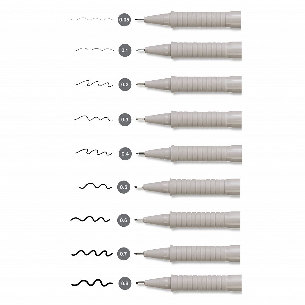 Flomaster FC Ecco Pigment Fineliner črn