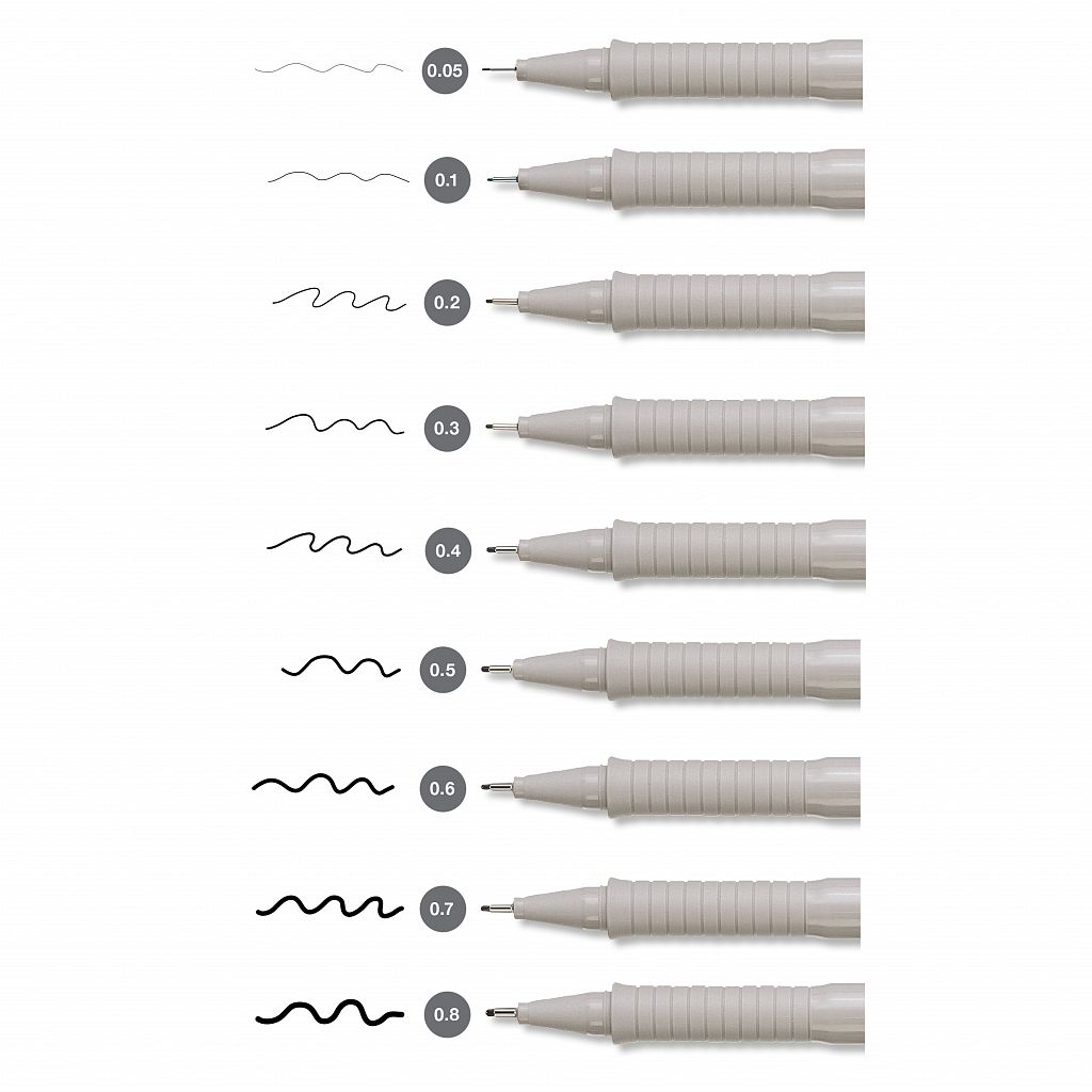 Flomaster FC Ecco Pigment Fineliner črn