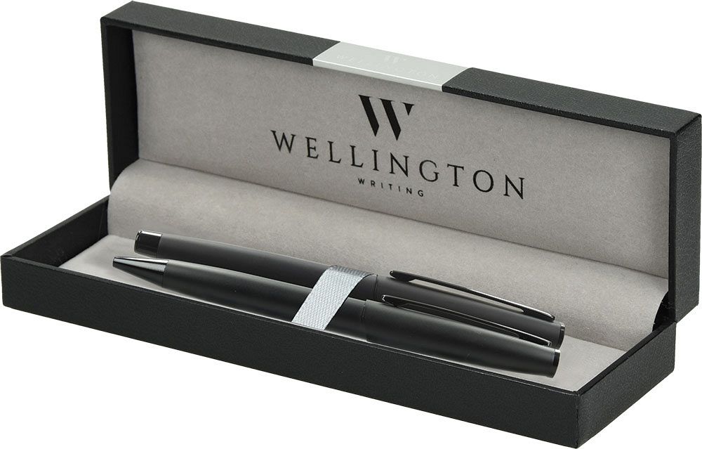 Pisalni set Wellington Agder 2v1 BP+RB Mat črn